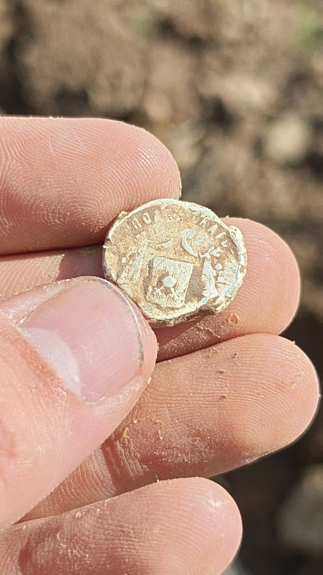Гербовая свинцовая пломбочка! Класс! #trending #minelab #поиск #коп #metaldetecting #металлоискатель