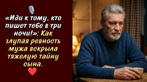 «Иди к тому, кто пишет тебе в три ночи!»: Как глупая ревность мужа вскрыла тяжелую тайну сына.