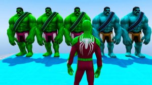 Мультик_ Человек-паук и эпичные падения в GTA 5 — Вода Ragdolls, серия 31