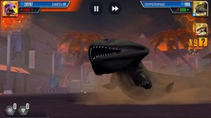 246 / Играем в игру Jurassic World: The Game. Столкновение Титанов. Эдестус. Дрожь Земли