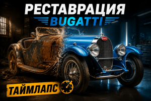 Таймлапс реставрации Bugatti