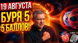 МАГНИТНАЯ БУРЯ 19 АВГУСТА: Как спасти сердце и сосуды от удара в 5 баллов!