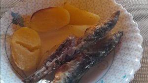 Домашний вкусный ужин/Наловила рыбки , накопала картошки -Жизнь Прекрасна!