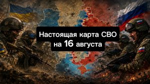 🇷🇺 Настоящая карта СВО на 16 августа. Военная сводка боевых действий на сегодня