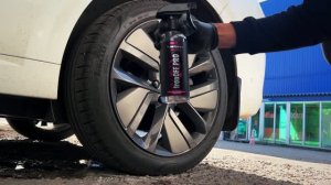 Детейлинг колёсных дисков и резины химией Shine Systems линейкой Black Line😎