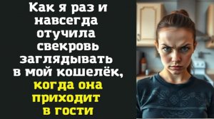 Как я раз и навсегда отучила свекровь заглядывать в мой кошелёк, когда она приходит в гости