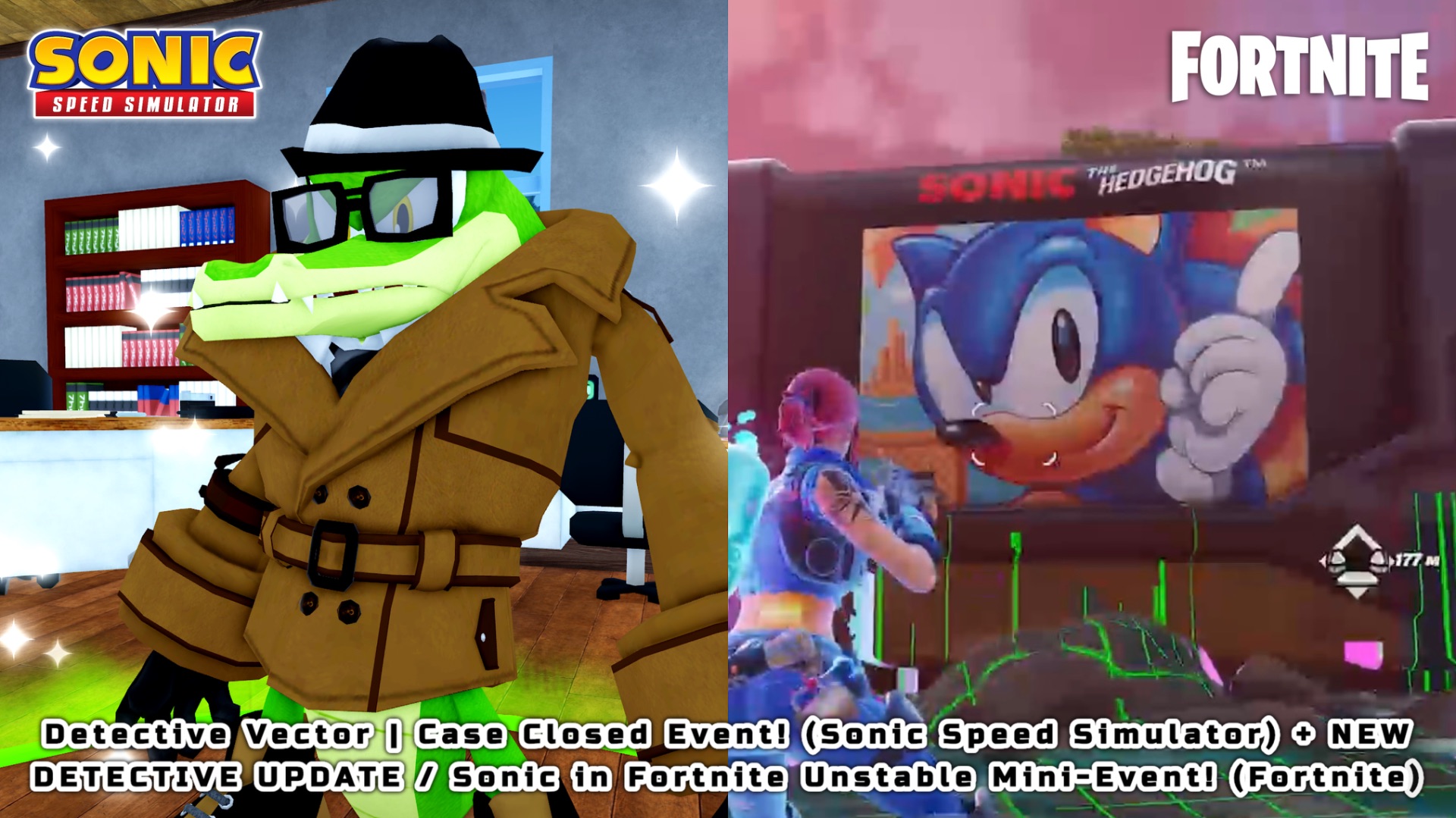ROBLOX 751 Detective Vector  Case Closed SSS  Fortnite 5 Sonic in Fortnite Unstable Event