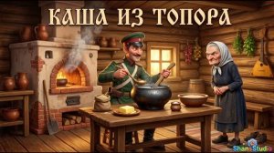 Каша из топора. Мультфильм / сказка для детей.