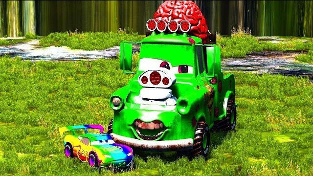 Цветная тачка против гигантских монстров-машин. Безумная погоня в BeamNG