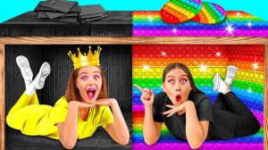 Секретный Домик Под Кроватью # Богатая vs Бедная Смешные Челленджи от Fun Challenge