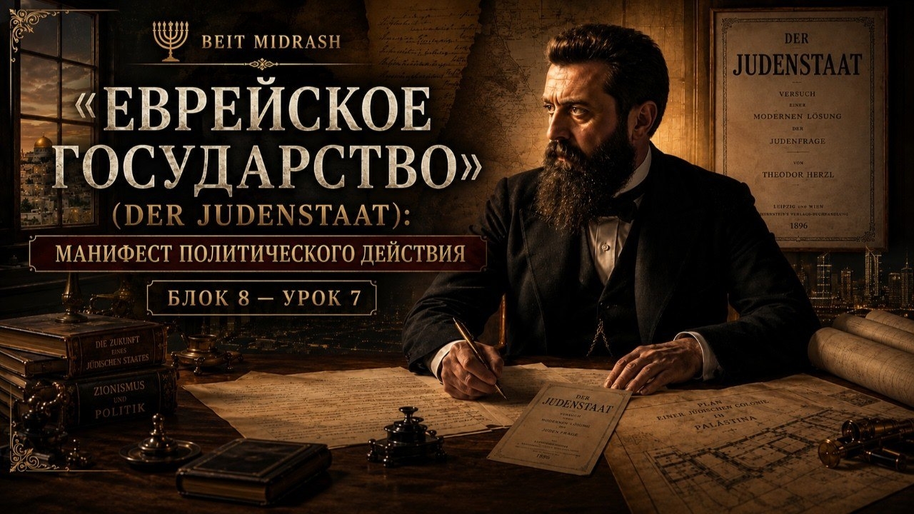 «Еврейское государство» (Der Judenstaat): Манифест политического действия (Блок 8 — Урок 7)