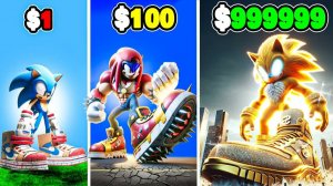 Ботинки SONIC от 1 до 1 000 000 долларов в GTA 5
