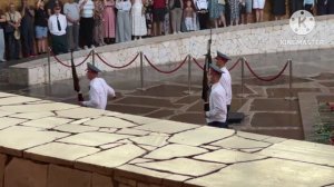 Прогулка по Волгограду.Смена караула у вечного огня на мамаевом кургане