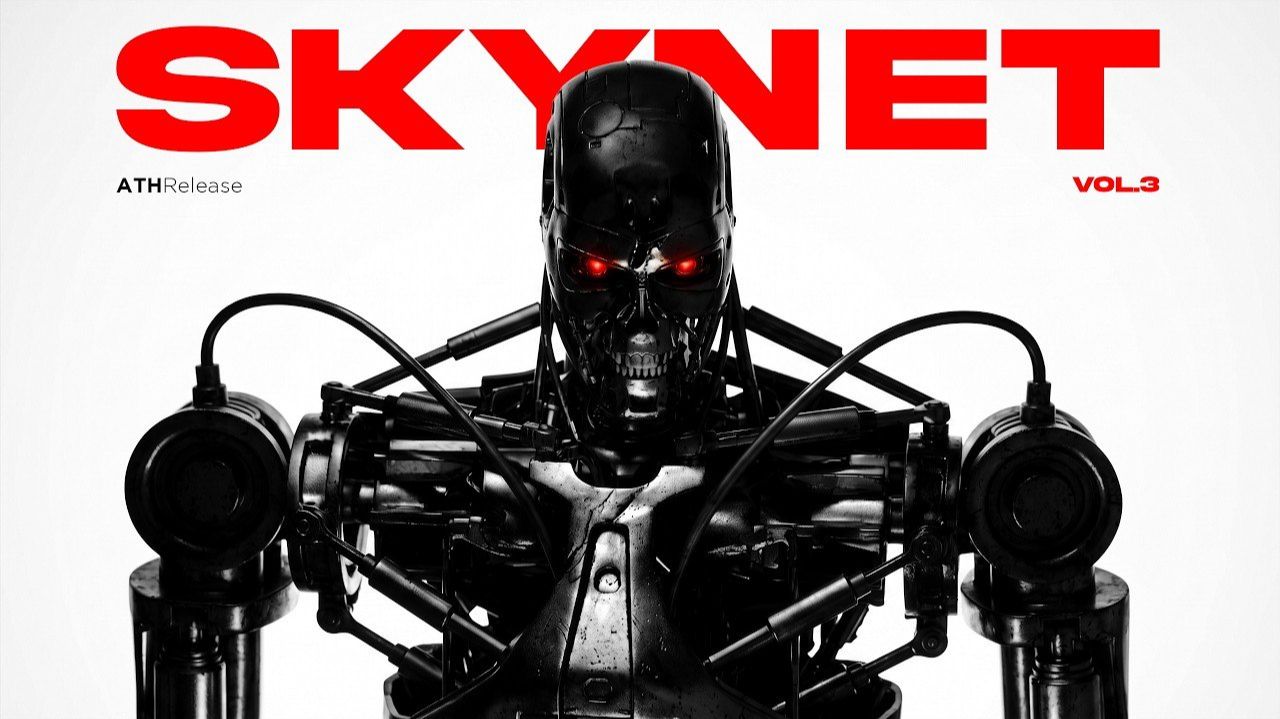 SKYNET - Heavy Industrial Bass Mix - Dark Techno Cyberpunk Music