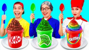 Кулинарный Челлендж# Я против Бабушки # Секретные Лайфхаки и Гаджеты от KiKi Challenge