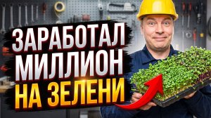 Как я заработал 1 000 000 ₽ на МИКРОЗЕЛЕНИ: От подоконника до своего бизнеса!