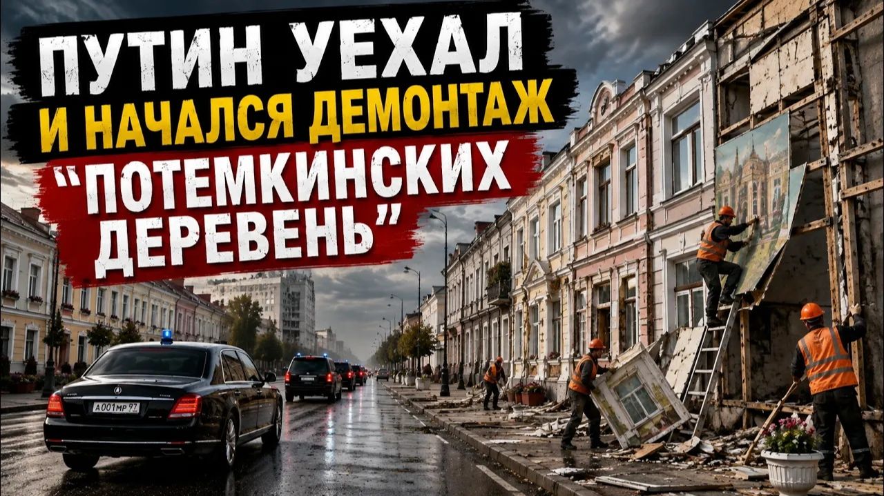 Дмитрий Борисенко. Путин уехал и начался демонтаж потемкинских деревень?