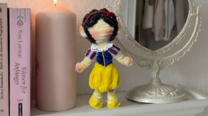 БЕЛОСНЕЖКА ИЗ СИНЕЛЬНОЙ ПРОВОЛОКИ