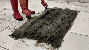 Ворсистый ковёр полностью в слизи — невероятное восстановление