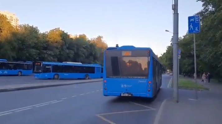 Поездка на автобусе МАЗ-203.069 по маршруту 405