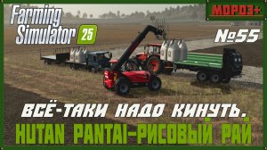 🟢Farming Simulator 25🟢. Карта  Hutan Pantai-Рисовый рай,  №55 Всё-таки надо кинуть. .