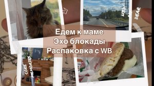 Трогательное знакомство и эхо блокады, навещали маму, распаковка, что ели