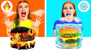 Холодная или Горячая Еда Челлендж # Съедобная Битва от Fun Challenge