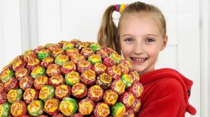 Полина и торт из конфет