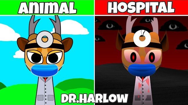 СОЗДАНИЕ ДОКТОРА ХАРЛОУ ИЗ ANIMAL HOSPITAL В СПРУНКИ
