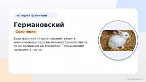 История и Происхождение Фамилии Германовский: Все, что Вы Хотите Знать + Правильное Склонение