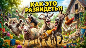 КАК ЭТО РАЗВИДЕТЬ?! 🐾 Уморительные Фейлы с Питомцами
