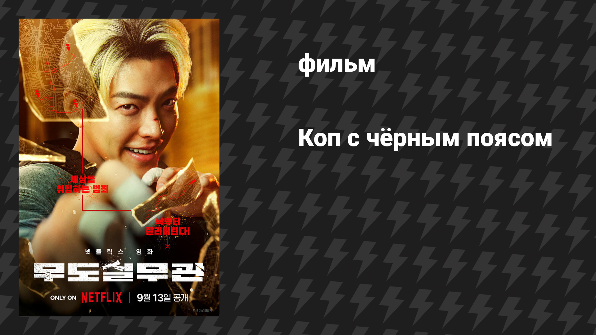 Коп с чёрным поясом (фильм, 2024)