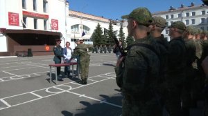 Более 700 новобранцев Семеновского полка приведены к военной присяге