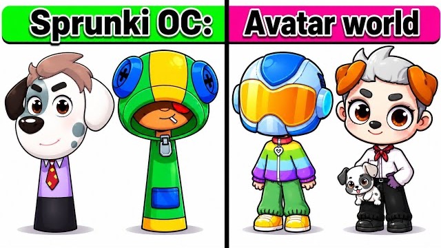 🔥 СПРУНКИ OC Леон (Brawl Stars) 🆚 Шериф Лабрадор 🐶 | Avatar World