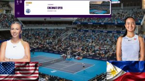 18/8/26 ⏰04:00 (9) 🇺🇸Аманда Анисимова - (17) 🇵🇭Александра Эала/🏆WTA1000🇺🇸Цинциннати. 3-й круг