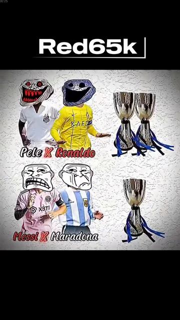 Pele и Ronaldo Vs Messi Maradona