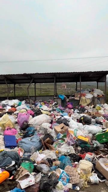 с. Уркарах Дахадаевский район Дагестан скопление мусора