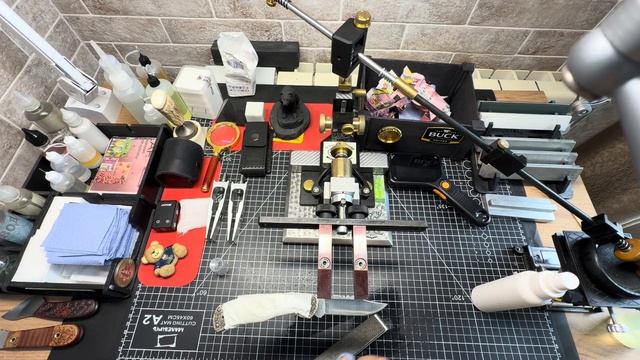 Заточка ножа Buck110 Custom сталь CPM MagnaCut