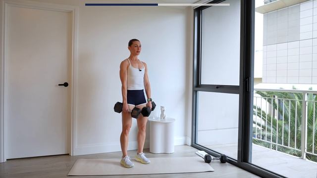 35 MIN LEGS & GLUTES STRENGTH WORKOUT   Dumbbells Only