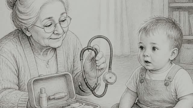 Супер бабушка и Кирилл. Новая песня о взаимоотношении бабушки и внука.