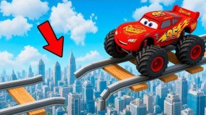 MONSTER TRUCK против BROKEN RAILS в Teardown