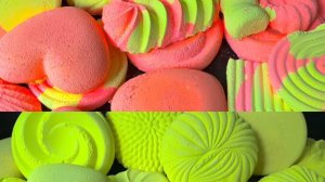 ASMR crush chalk 💛💓💚2в1