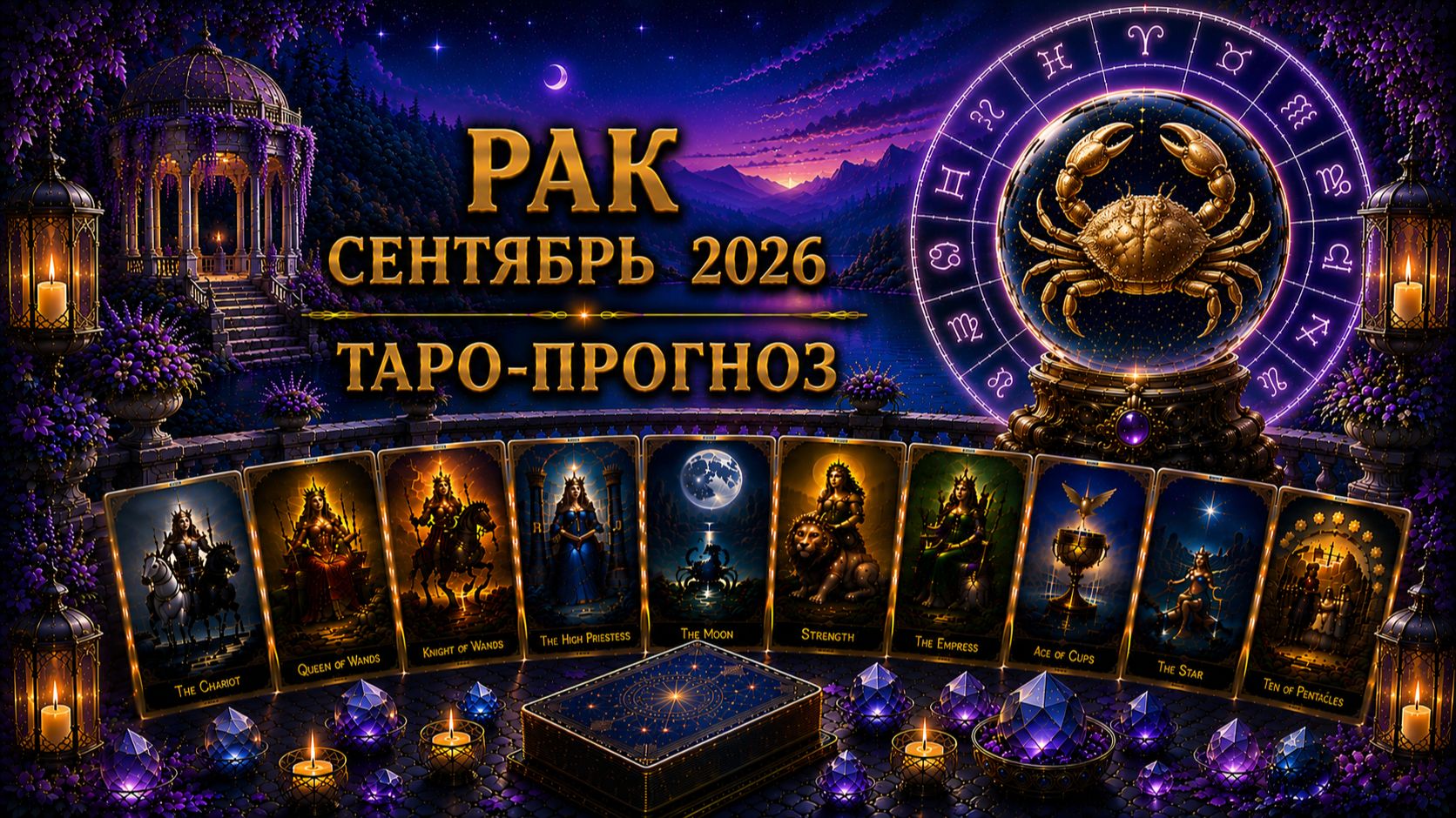 Рак ♋ Таро прогноз на сентябрь 2026 года