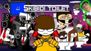 SKIBIDI TOILET ANGUBOT ( 1 - 2 ) - Реакция на ANGUBOT NA - Скибиди Туалет дафак бум разбор сюжет ! ?