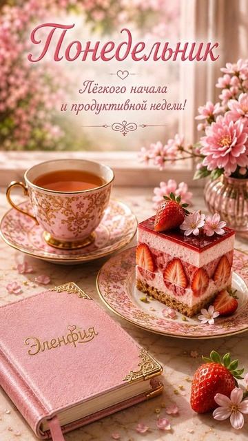 Понедельник 🍰