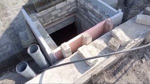 Погреб и Сарай из керамзитобетона , своими руками . (Часть 7)