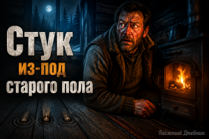 Третий стук под полом в заброшенной таёжной деревне