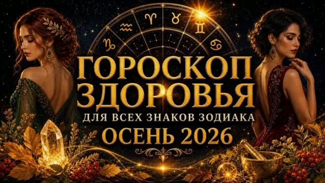 ГОРОСКОП ЗДОРОВЬЯ НА ОСЕНЬ 2026 ДЛЯ ВСЕХ ЗНАКОВ ЗОДИАКА | ОСНОВА ХОРОШЕГО САМОЧУВСТВИЯ