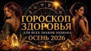 ГОРОСКОП ЗДОРОВЬЯ НА ОСЕНЬ 2026 ДЛЯ ВСЕХ ЗНАКОВ ЗОДИАКА | ОСНОВА ХОРОШЕГО САМОЧУВСТВИЯ