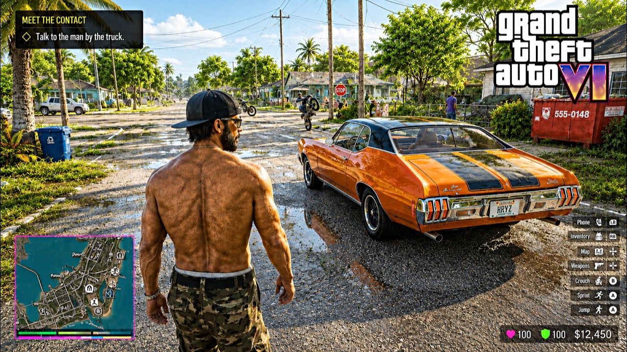 GTA 6: Слив геймплея и трейлера